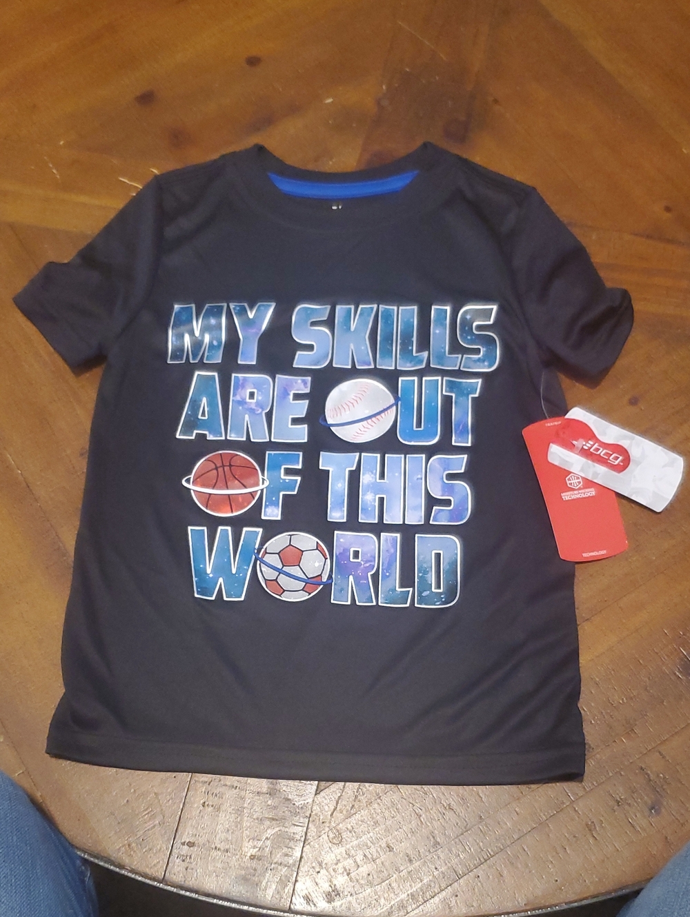 bcg Black Graphic 'My Skills Are Out of This World' Tee